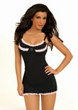 Pink stripe microfiber, open back - Ref 80029
