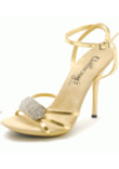 5" Heel Rhinestone Strappy Sandal