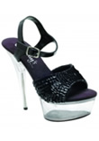 6" Heel Platform Sequence Sandal