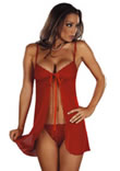 Diva sexy embroidered babydoll set, & G-string.