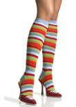 Lycra Striped Knee Highs - Ref LA5576
