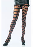 Criss Cross Sheer Pantyhose - Ref LA7272