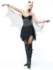 Satin Bat Costume - Ref LA83057