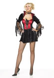 Vampire Lace Up Dress - Ref LA83132