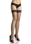 Fence Net Thigh Highs - Ref LA9037
