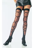 Opaque & sheer thigh Highs - Ref LA9217