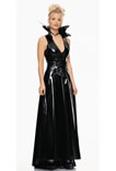 V-neck Vinyl Dress - Ref LAV5138