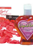 A Bed of Red Roses + Liquid Love
