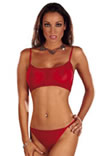 Ruby see through top and thong set.