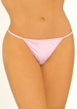 Bow design rhinestone G-string - Ref 70031