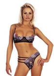 Anabel  Emboidered bra and matching G-string